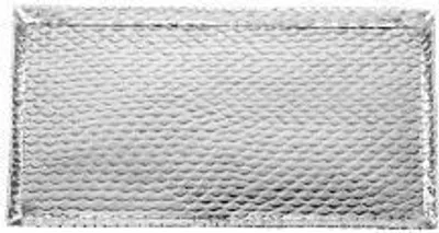 Produktbild von Tablett rechteckig, Halbmond, Mittel 30,0 X 16,0 cm Aluminium vernickelt
