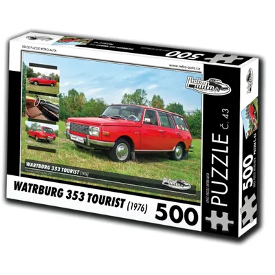 Obrázok produktu pre RETRO-AUTA puzzle č. 43 Wartburg 353 Tourist (1976) 500 dielikov