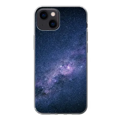 Produktbild von MuchoWow® Handyhülle Schutzhülle Hülle für iPhone 13 mini Galaxie - Sterne - Weltraum - Jungen - Mädchen - Kinder Silikon Softcase Handy Hülle - Softcase