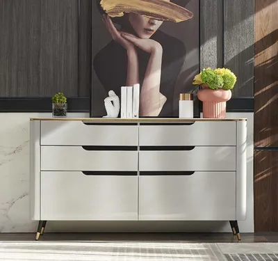 Image de Meuble de rangement, commode, buffet, meuble de télévision avec tiroirs, armoire, pour salon