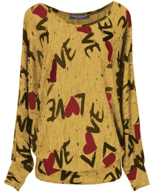 Immagine prodotto di Maglioni/Top oversize con stampa - Comodi e confortevoli