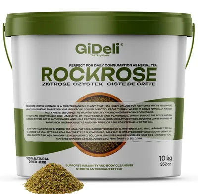 Obrázek produktu pro Čaj Cistus Incanus, 10 kg. Bylina Cistus, přírodní polyfenoly. Čaj Cistus, GiDeli