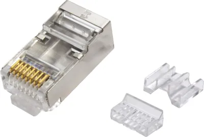 Image de ROLINE Connecteur RJ45 cat. 6a blindé, pour câble / fil, 10pcs (21.17.3099)