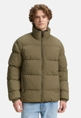 Productafbeelding van TOM TAILOR Denim Herenlichtgewicht gewatteerde jas met opstaande kraag