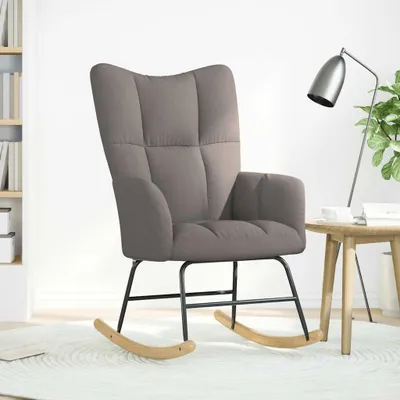 Obrázok produktu pre vidaXL Hojdacie kreslo Taupe Fabric