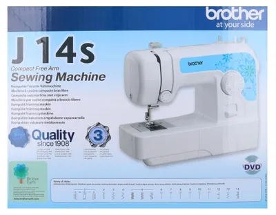 Image de Brother J14S Machine à coudre mécanique + Pédale + Kit de couture avec éclairage LED 50 W