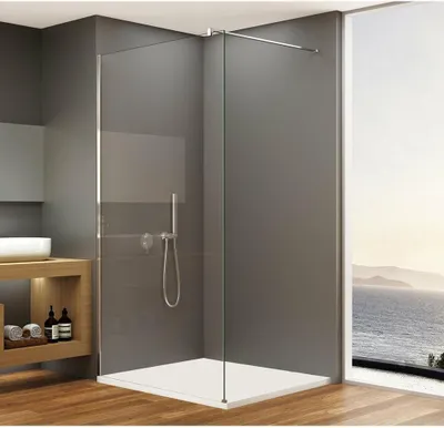 Zdjęcie produktu dla Kabina prysznicowa SPITZA WALK-IN, 800 mm, szkło przezroczyste