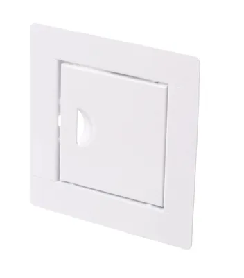 Zdjęcie produktu dla Drzwi rewizyjne Klapa rewizyjna do suchej zabudowy metalowa Drzwi serwisowe Białe Zamknięcie zatrzaskowe 20x20cm