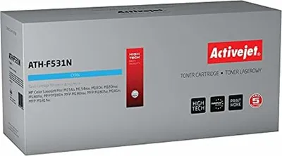 Image de Activejet ATH-F531N toner (replacement for HP 205A CF531A; Supreme; 900 pages; cyan)