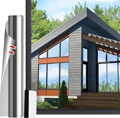 Obrázek produktu pro Fólie na ochranu před sluncem pro stínění interiéru a tepelnou izolaci – 80 x 400 cm