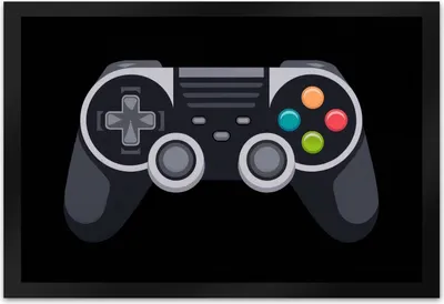 Produktbild von Videospiel-Controller Fußmatte XL in 40x60 cm - Gamer Deko für Zuhause