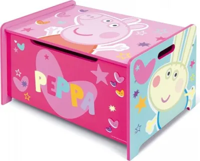 Produktbild von Kinderholzmöbel 2in1 PEPPA PIG Bank / Spielzeugkiste, PP13985