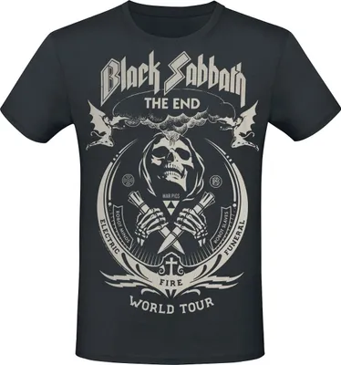 Produktbild von Black Sabbath T-Shirt Herren The End Grim Reaper - Heavyweight schwarz 3XL