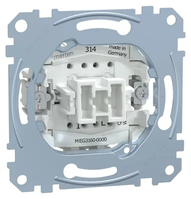 Produktbild von Merten Taster-Einsatz Einzeltaster Orientierungslicht 10 Ampere