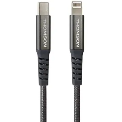 Immagine prodotto di Cavi – THOMSON – Ricarica e dati – Da USB-C a Lightning 5A – 1,5 m