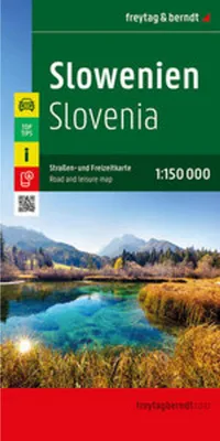 Image de Slovénie, carte routière et de loisirs 1:150.000, freytag & berndt