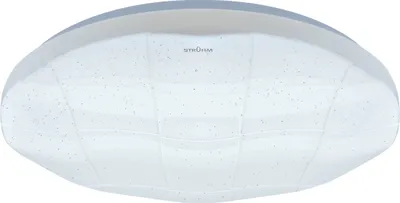 Produktbild von LED Deckenleuchte Metall rund D: 48 cm IP44 Weiß neutralweißes Licht 3900 K 5250 lm