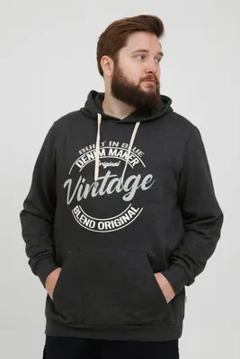 Produktbild von BLEND BHTobias BT Tobias Hoodie Herren Big & Tall Kapuzenpullover Vintage Pullover mit Kapuze Große Größen bis 6xl