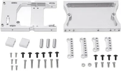 Productafbeelding van Hoogwaardige aluminium stuurinrichtingsset - Perfecte vervanging - Compatibel met MN-D90, MN98 RC-auto's