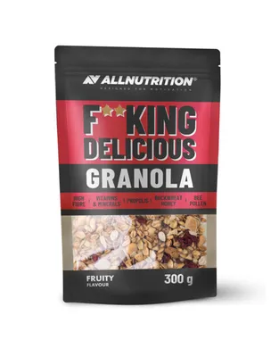 Immagine prodotto di ALLNUTRITION Fitking Granola 300 g di muesli alla frutta Colazione salutare