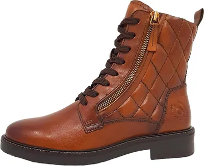 Image de Bugatti Woman Zina : Bottines à lacets marron pour femmes, style décontracté
