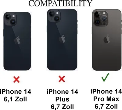 Produktbild von Hülle für Apple iPhone 14 Pro Max Handyhülle Flip Case Cover Schutzhülle Mandala