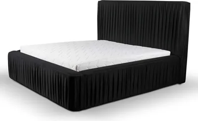 Produktbild von Bett Design Luxus Doppel Hotel Betten Schlaf Zimmer Luxus Schwarz Modern