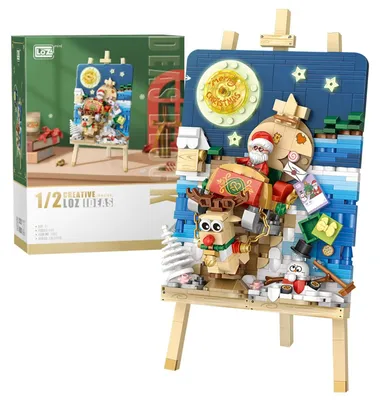 Productafbeelding van Mini 3D Bouwblok Kerstmodel Set