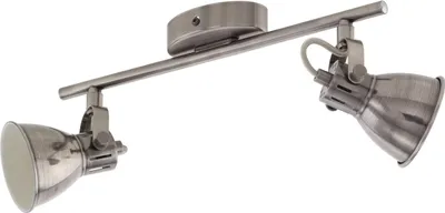 Image de Spot de plafond à LED Seras, 6,6 W, nickel mat, blanc chaud