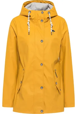 Produktbild von Schmuddelwedda Damen Regenjacke, Curry, M