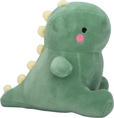 Immagine prodotto di Carino dinosauro peluche giocattolo sicuro morbido peluche bambola per bambini ragazze ragazzi regali di compleanno verde 22 cm / 8.7in