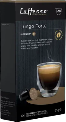 Produktbild von Caffesso Lungo Forte 10 ks - 100% kompatibilné kapsuly do kávovarov Nespresso, DeLonghi a Krups