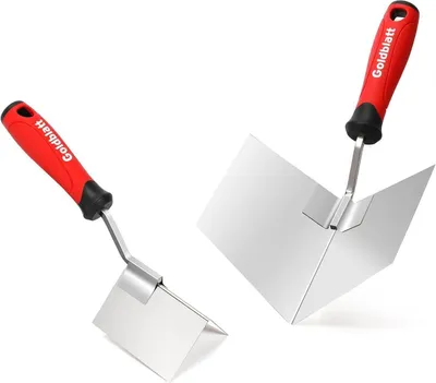 Produktbild von Goldblatt 2-tlg. Eckenkelle Set Edelstahl Eckspachtel für Gipsarbeiten