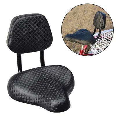 Produktbild von Cycling Wide Comfort Fahrradsattel aus Kunstleder mit Rückenlehne