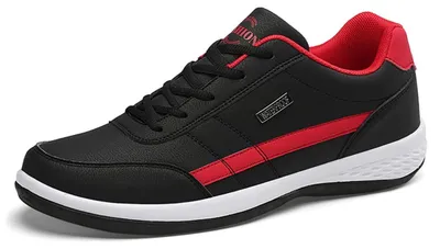 Imagen del producto de Omgoods: Zapatillas casual para hombre, fabricadas con cuero ligero