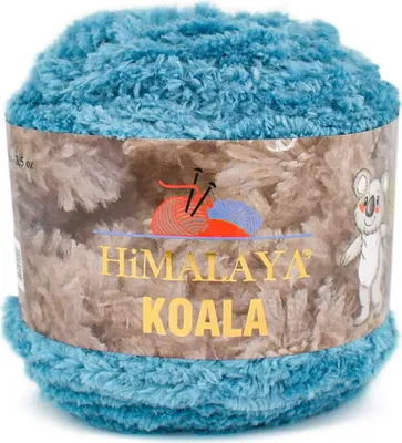 Obrázek produktu pro Příze Himalaya Koala 100% mikropoliester, 100 g/100 m, měkká a nadýchaná, modrá