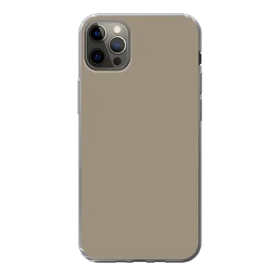 Produktbild von MuchoWow® Handyhülle Schutzhülle Hülle für iPhone 12 Pro Max Interieur - Farben - Beige Silikon Softcase Handy Hülle - Hartschale
