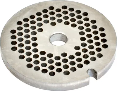 Produktbild von Tarcza perforowana Invest o średnicy otworu 5-2,7 mm do maszynki do mielenia mięsa Bosch *Jupiter*Zelmer *Alexanderwerk*Westmark kompatybilna z maszynką do mielenia mięsa o średnicy 5