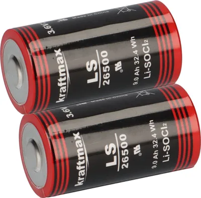 Immagine prodotto di 2x Batteria Kraftmax al litio 3,6V LS26500 C - Cellula