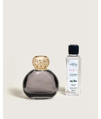 Productafbeelding van Ophelia zwarte lamp + geurverfrisser Light Floral 250ml, Maison Berger Paris