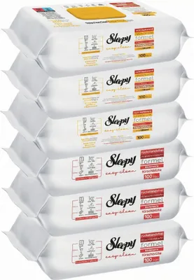Produktbild von Sleepy Feuchttücher 3x Rot + 3x Gelb
