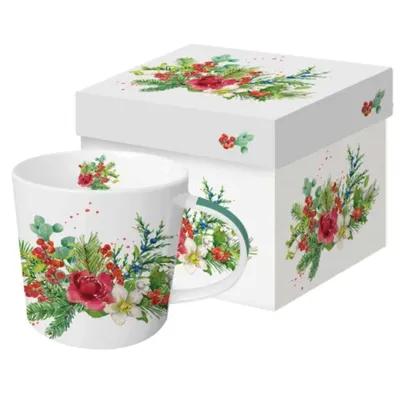 Produktbild von ppd Tasse in Geschenkverpackung Floral Christmas - New Bone China Porzellan