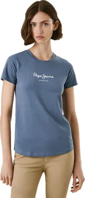 Obrázok produktu pre Pepe Jeans New Virginia tričko s krátkym rukávom Blue M Dámske tričko Blue M
