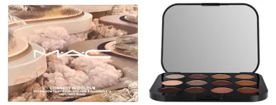 Produktbild von 12 Shades - Unfiltered Nudes MAC Connect In Colour Eyeshadow Palette