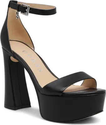 Immagine prodotto di GUESS Sandali donna Idas in pelle nera tacco a blocco EU 39
