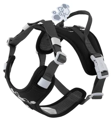 Immagine prodotto di Imbracatura per cani Hurtta Weekend Warrior II, colore nero, taglia 65-80 cm