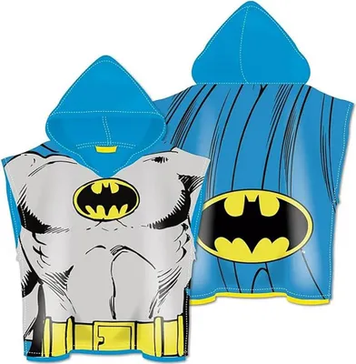 Produktbild von Batman Poncho Blau  Blau One Size
