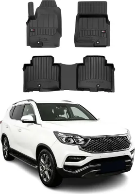 Produktbild von 2017-2025 Ssangyong Rexton Fußmatten TPE Schwarz 3 tlg