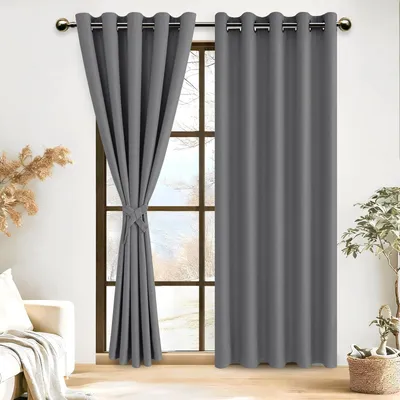 Obrázok produktu pre zatemňovacie závesy 167x228 cm, 2 kusy, s očkami, tepelné, do spálne