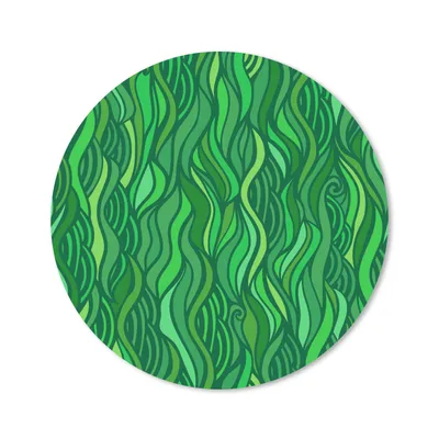 Produktbild von MuchoWow® Mauspad Mousepad Seegras - Muster - Grün 30x30 cm - Mousepads - Maus Mat - Pad - Mausunterlage - Tischunterlage - Schreibtischmatten